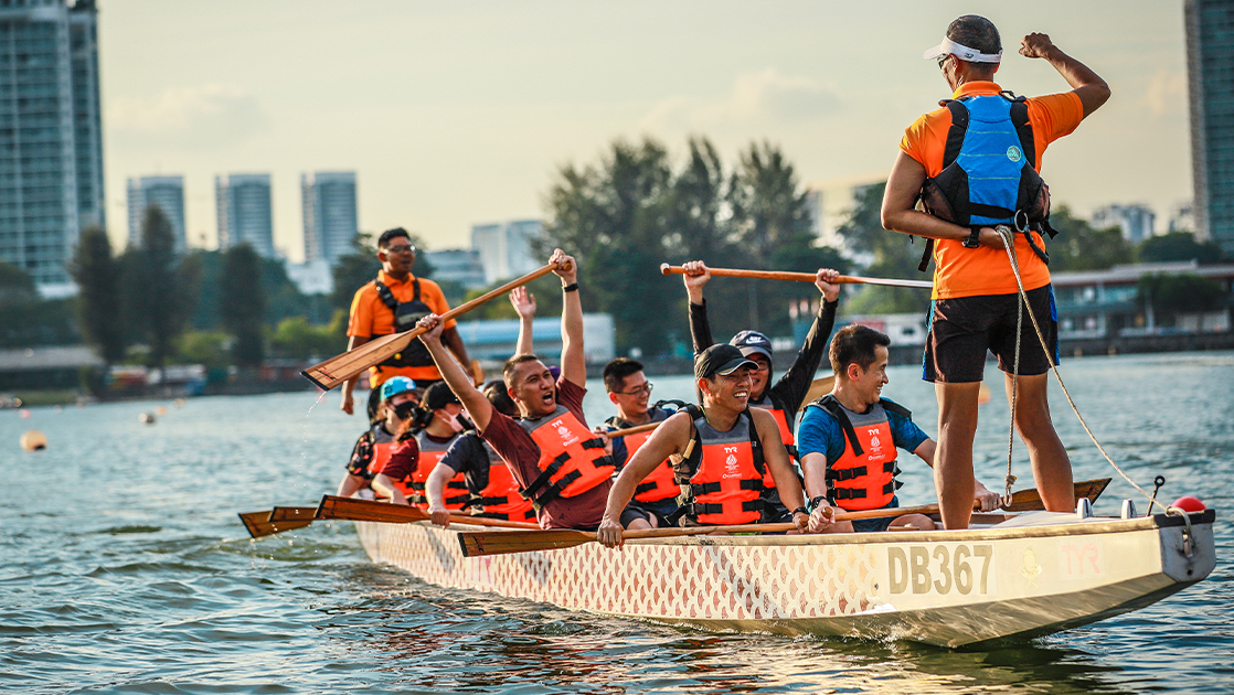 Kallang Dragon Boat Rental Singapore Sports Hub